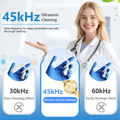 Device compatible with dentures, aligners, mouth guards, and toothbrushes