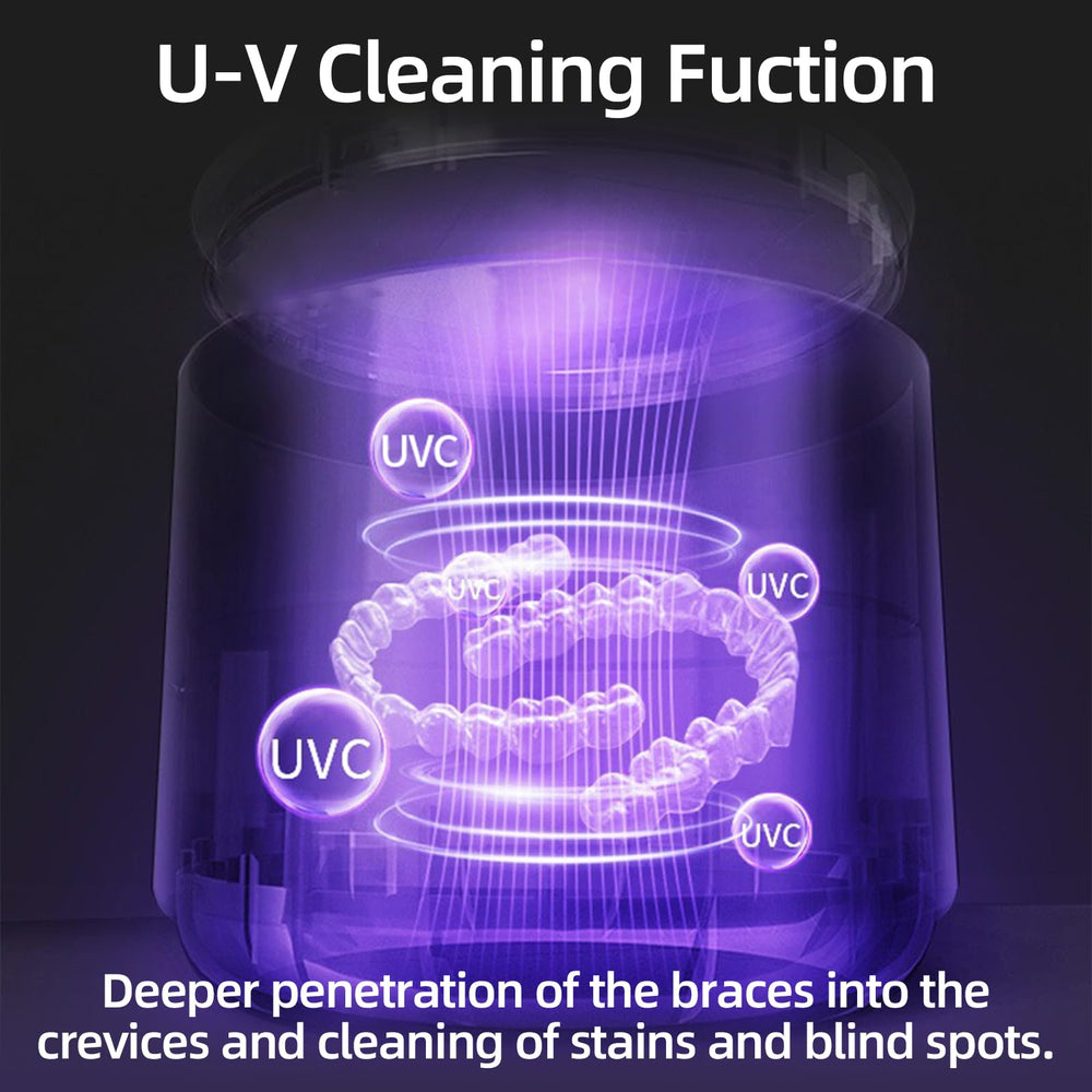 Internal water reservoir of the ultrasonic cleaner