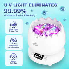 IPX7 waterproof tank and IPX3 splash-proof base with cooling fan