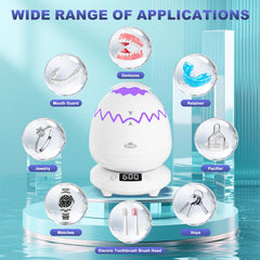 Travel-ready cleaning pod with carry case for on-the-go use