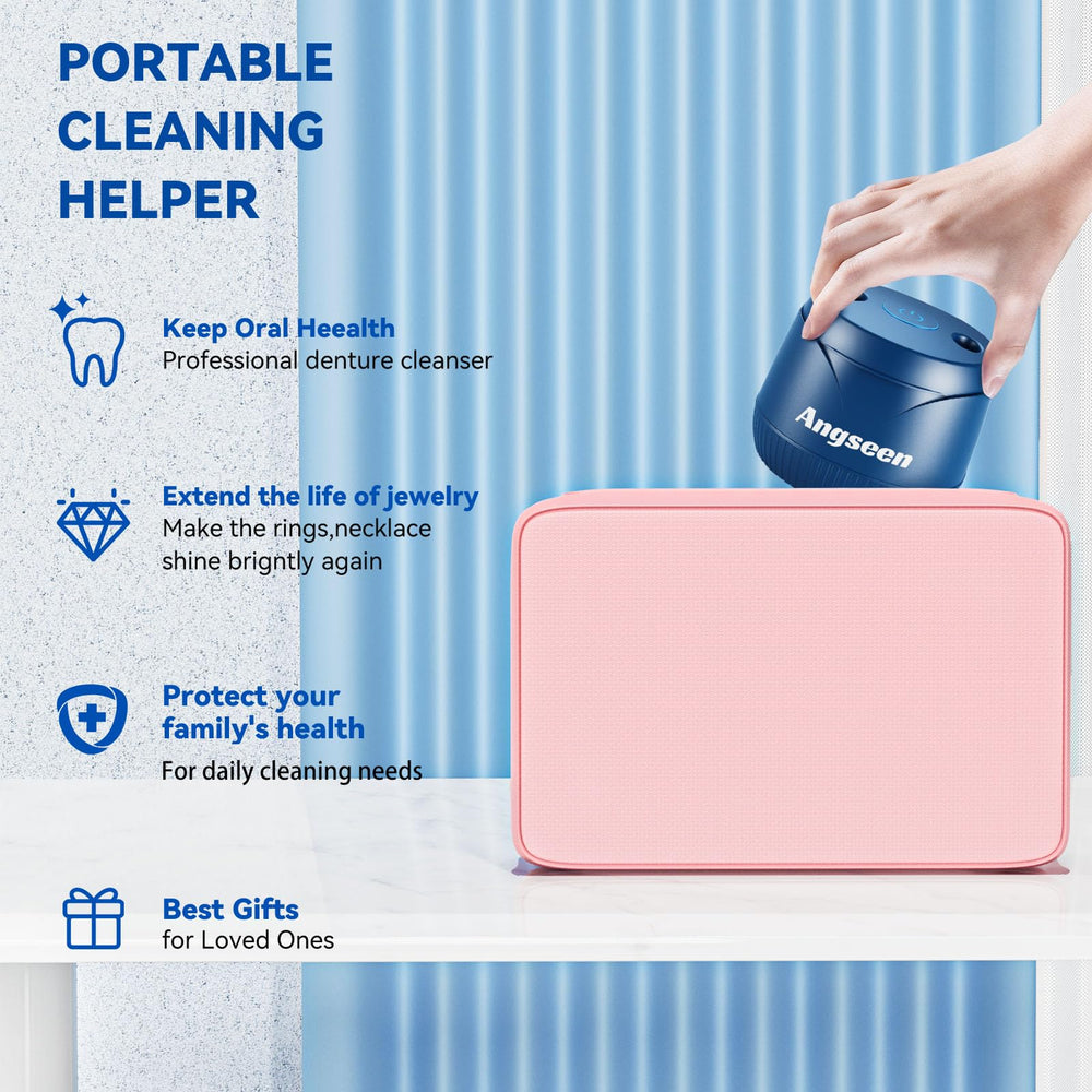 Blue color with non-slip base and accessories