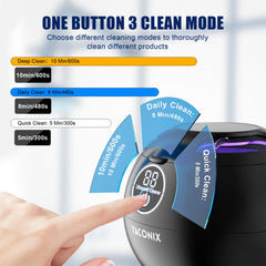 Compact portable black body of the cleaner
