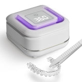 Front view of Ultrasonic Retainer Cleaner Machine with viewing port
