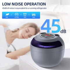 Packaging box of Ultrasonic Retainer Cleaner Grey
