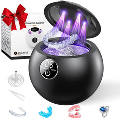Ultrasonic retainer cleaner machine in black