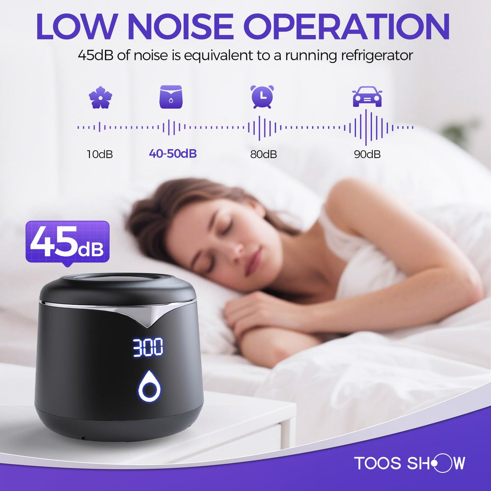 Device displaying 5 minute quick clean and 10 minute deep clean modes