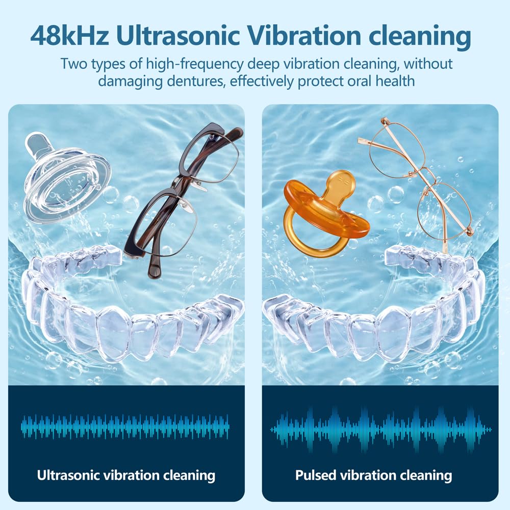 UV lights for 360 cleaning on the cleaner