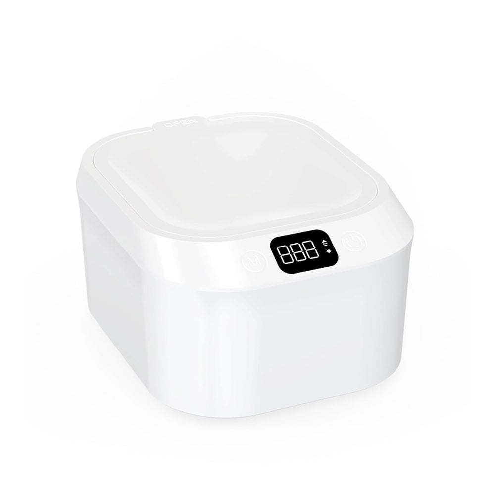 LED digital display showing cleaning time on ultrasonic cleaner