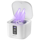 White Ultrasonic Retainer Cleaner front view