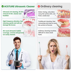 All-in-one compact cleaner with accessories and user manual
