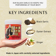 Fresh Japanese garlic from Aomori region used in Umeken Black Garlic EX