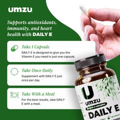 Plant-based Vitamin E capsules close-up