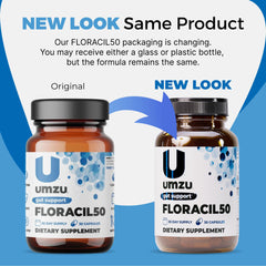 Floracil50 bottle on a clean white background