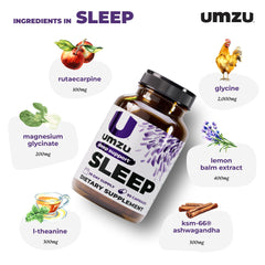 GABA and L-Theanine sleep support concept with calming mood imagery