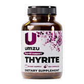 UMZU Thyrite thyroid support bottle and capsules (hero image)