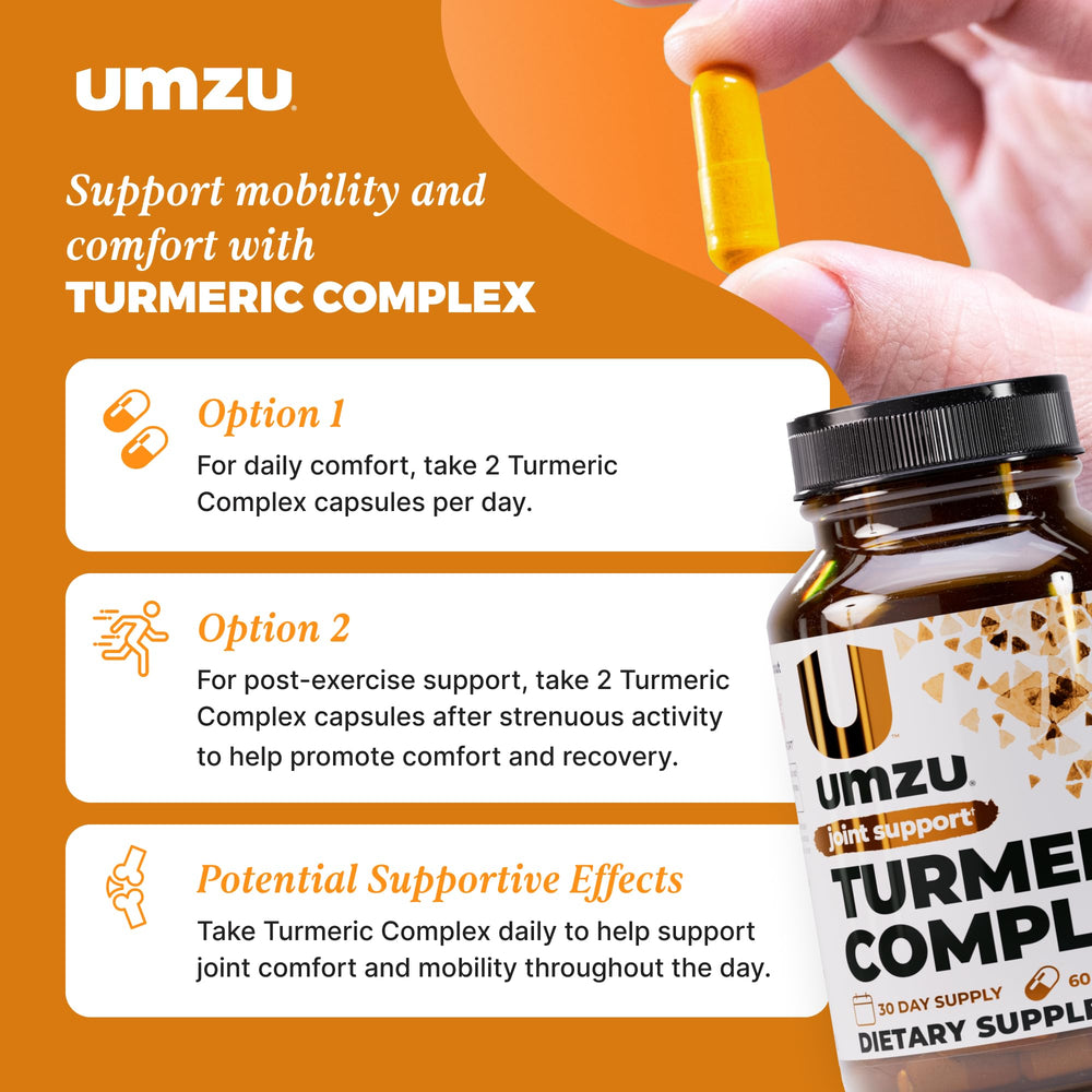 Antioxidant-rich turmeric complex blend