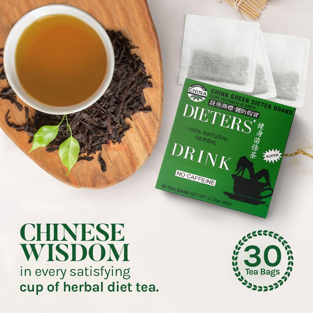 Green Brand Diet Tea blend with Chinese Mallow and Senna