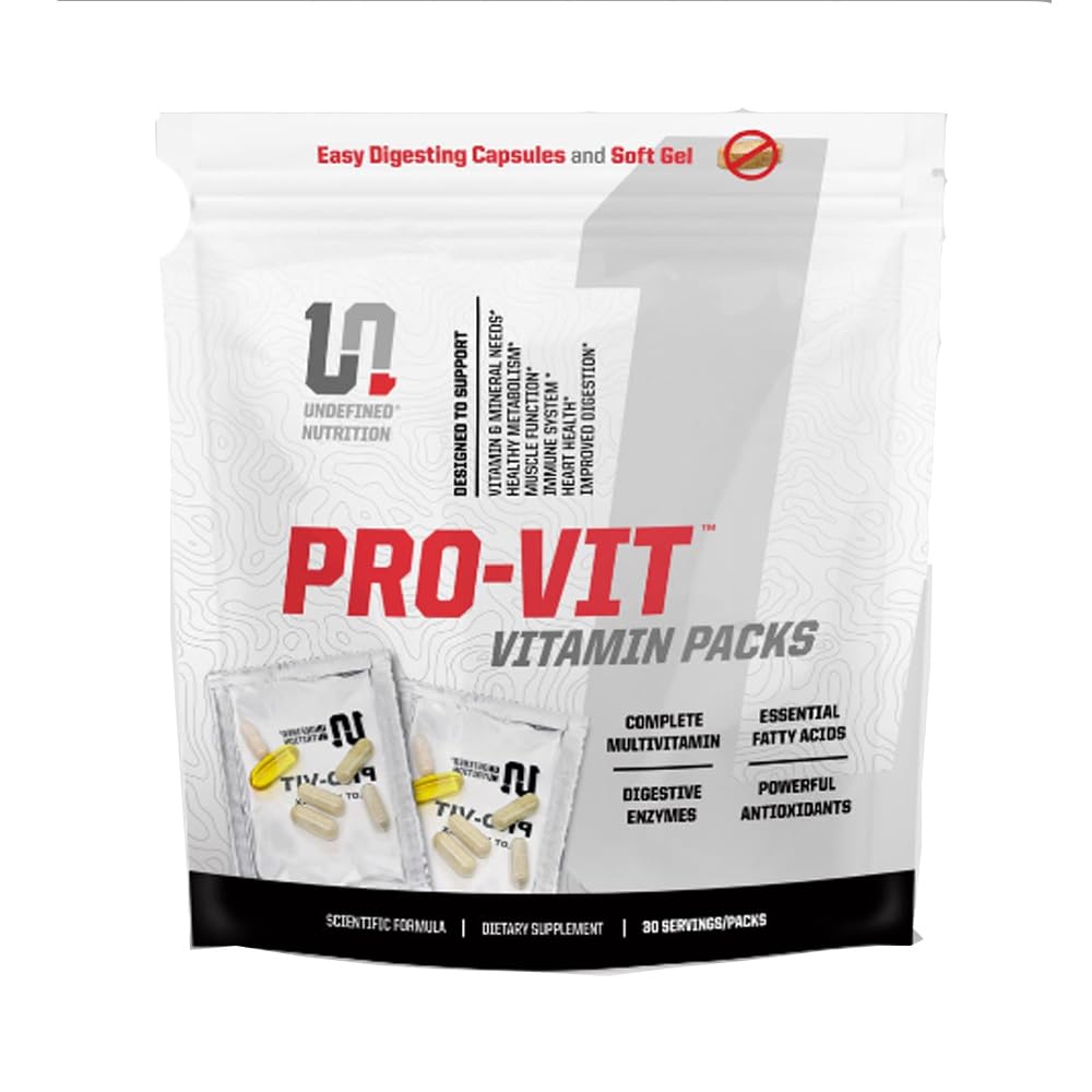 Front view of Undefined Nutrition Pro-VIT bottle