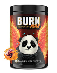 Underground Bio Labs Panda BURN MAX bottle front for high-energy workouts.