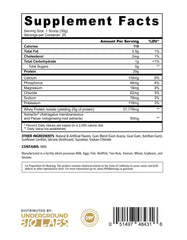 Panda Fuel ISO Toasted Honey Grahams nutrition panel