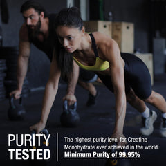 Unflavored micronized creatine powder