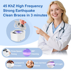 Cleaning aligners and retainers