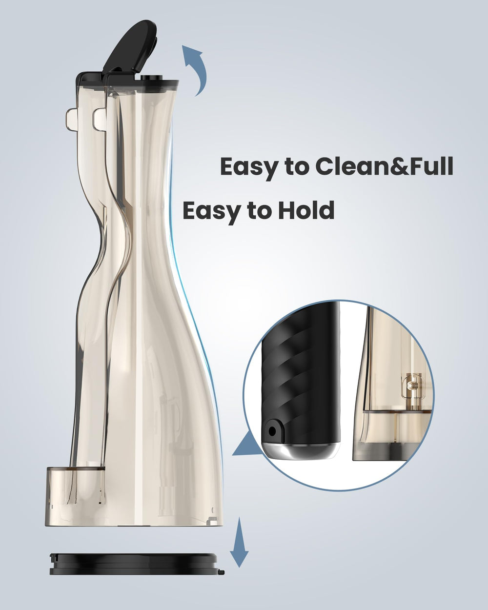 Removable bottom water tank for easy cleaning - UNINGOPI accessory