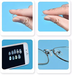 Universal compatibility with most eyeglasses and sunglasses