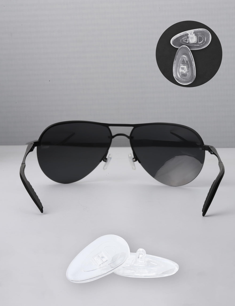 Universal-fit silicone nose pads for most glasses