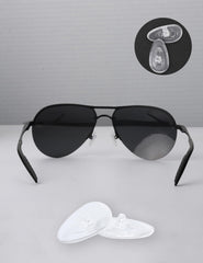Universal-fit silicone nose pads for most glasses