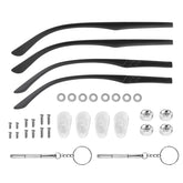 Universal glasses temple arms pair 1 in textured black