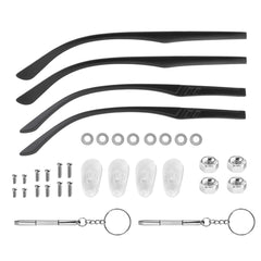 Universal glasses temple arms pair 1 in textured black