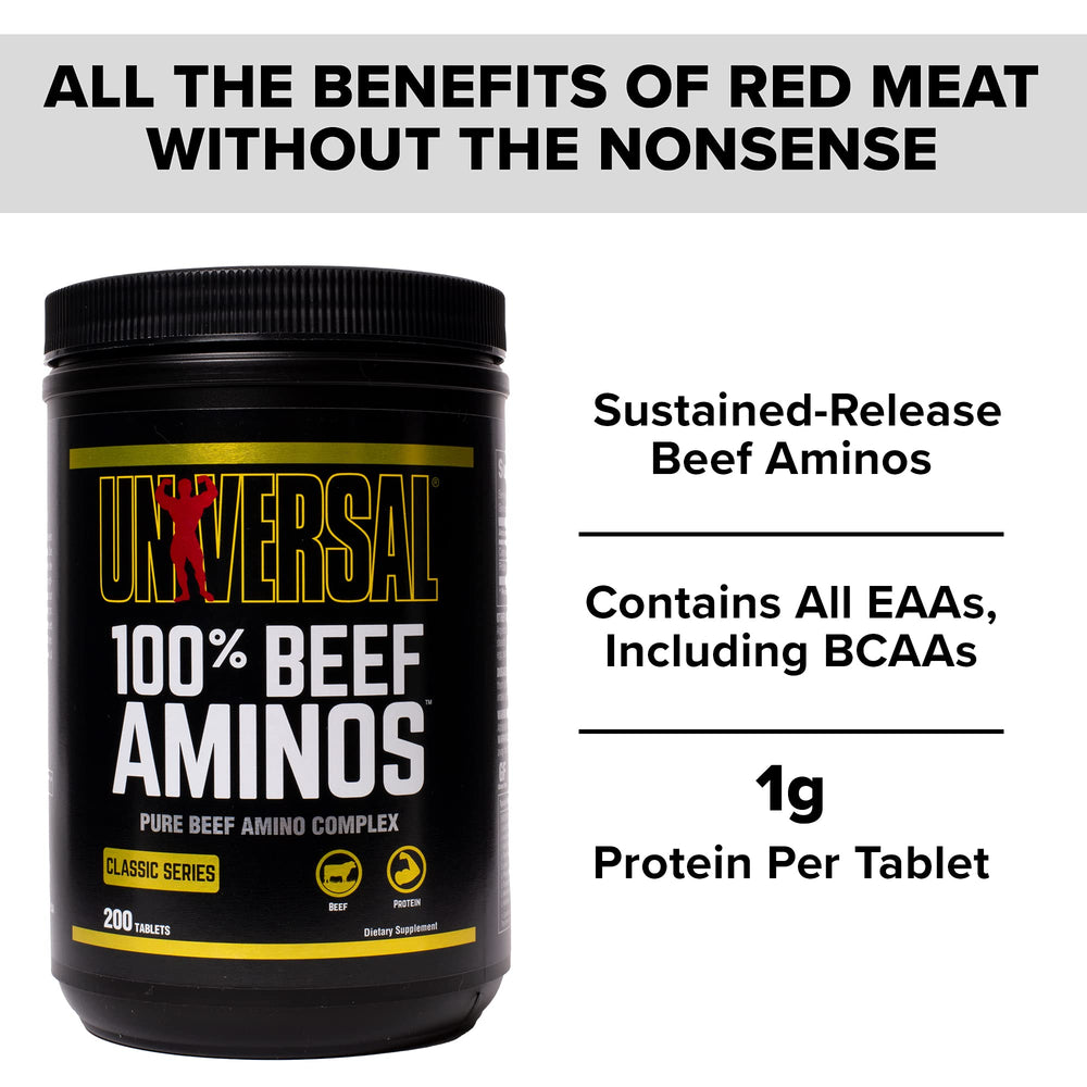 Serving showing 3 g beef protein isolate per serving