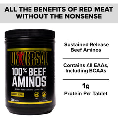 Serving showing 3 g beef protein isolate per serving