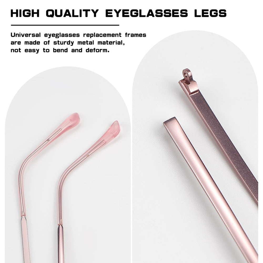 Universal sunglasses arm replacement in metal