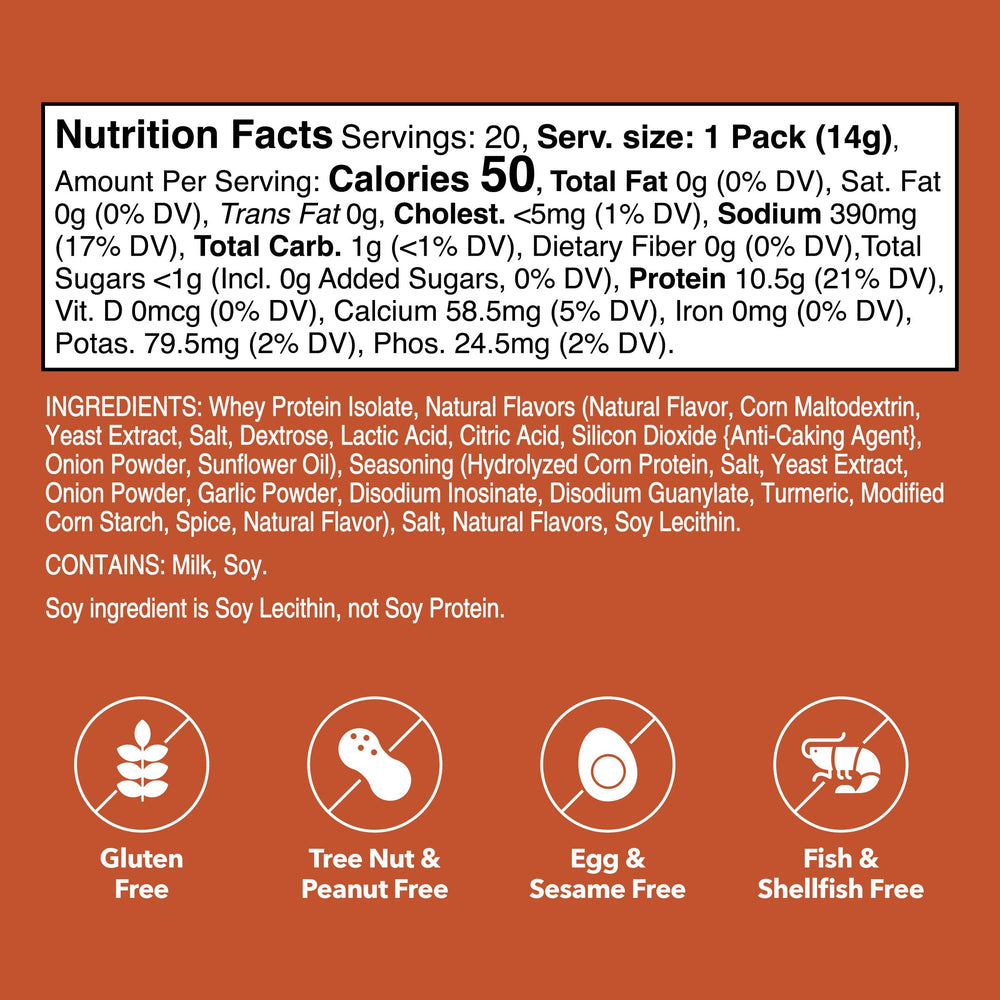 Unjury French Onion single stick pack ready to mix into milk or water.