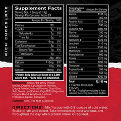 Unmatched Isolate Grass-Fed Whey Protein scoop with shake