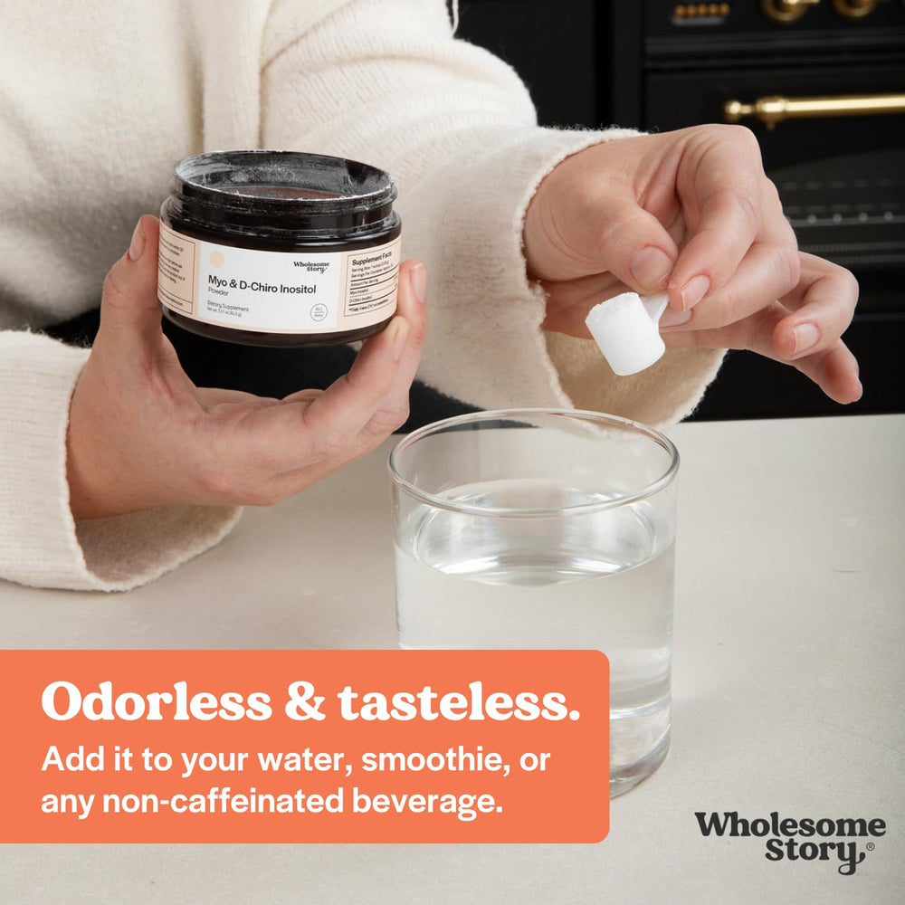 Unopened jar of Myo-Inositol & D-Chiro Inositol powder