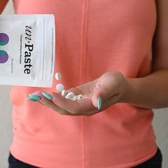 Label showing absence of preservatives sodium saccharin artificial colors and aluminum