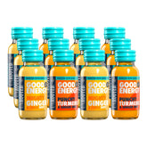 UNROOTED Good Energy Shot 12-pack front view with 60ml bottles