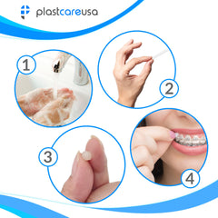 Unscented orthodontic wax packaging
