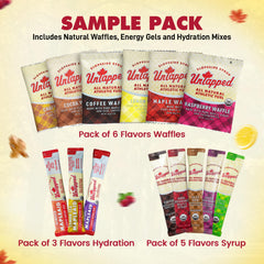 Untapped vegan stroopwafels collection with maple, chai, cocoa flavors