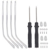 Uonlytech eyeglass replacement arm set - front view