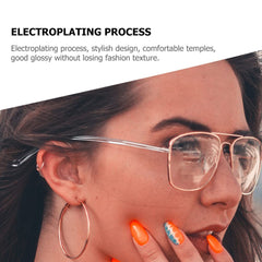 Stylish metal temples suitable for men and women