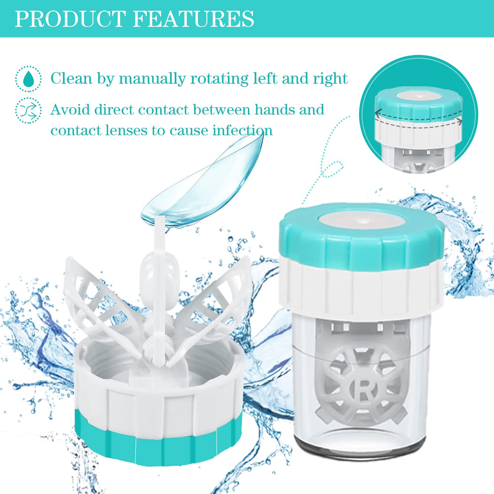 Two-pack UpaClaire contact lens cleaners