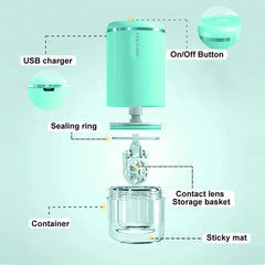 Close-up of ultrasonic cleaning technology in the UpaClaire cleaner