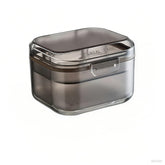 Upgraded Denture Bath Box Cup with Retainer Remover Tool