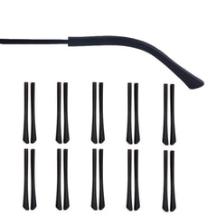 UPIONIC end tips for thin metal eyeglasses – black