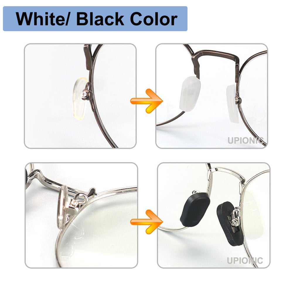 Packaging with 90-day guarantee included for UPIONIC nose pad covers