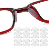 UPIONIC D-shaped silicone nose pads, product image showing 10 pairs in packaging